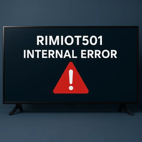 How to Fix RIMIOT501 Internal Error on Smart TVs – Step-by-Step Guide