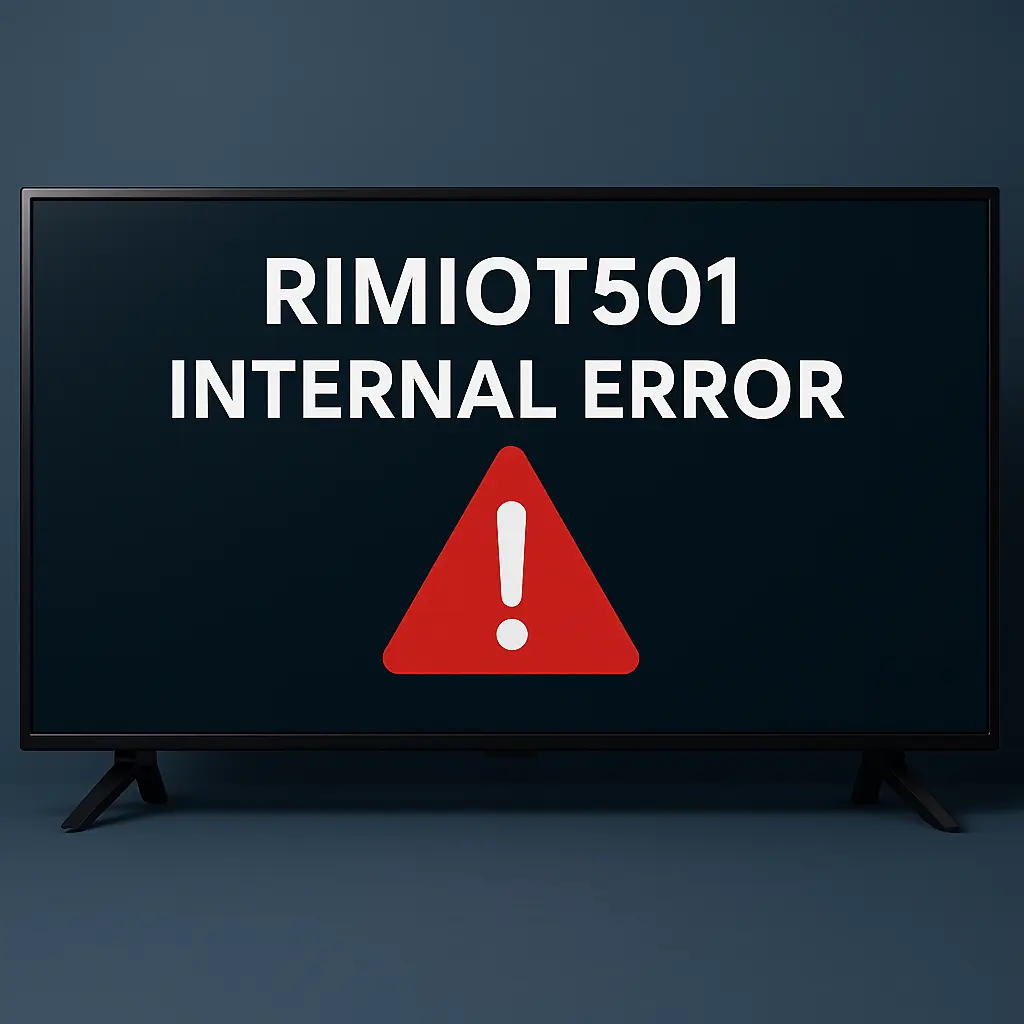 How to Fix RIMIOT501 Internal Error on Smart TVs – Step-by-Step Guide