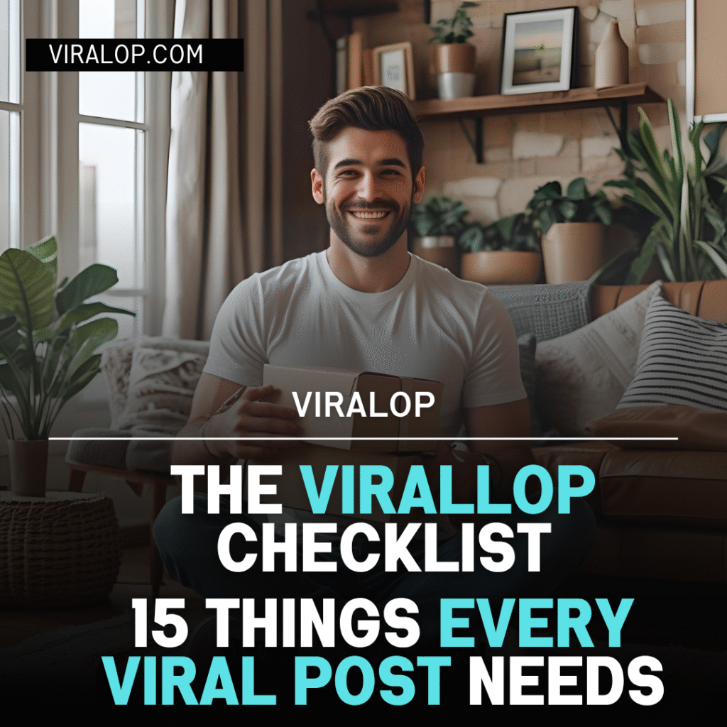 the ViralLop Checklist for virality