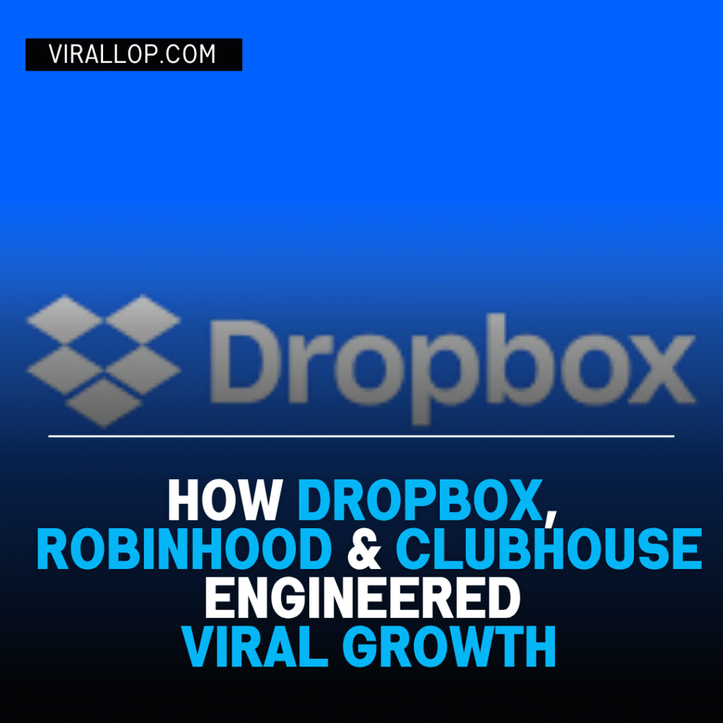 How Dropbox, Robinhood & Clubhouse Engineered Viral Growth