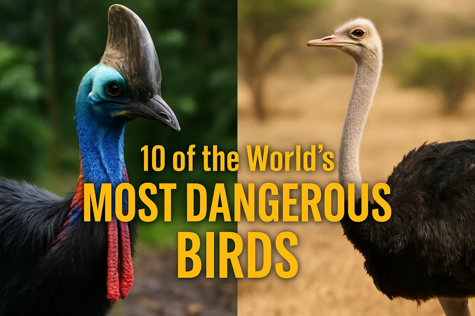 10 of the World’s Most Dangerous Birds You Should Know About